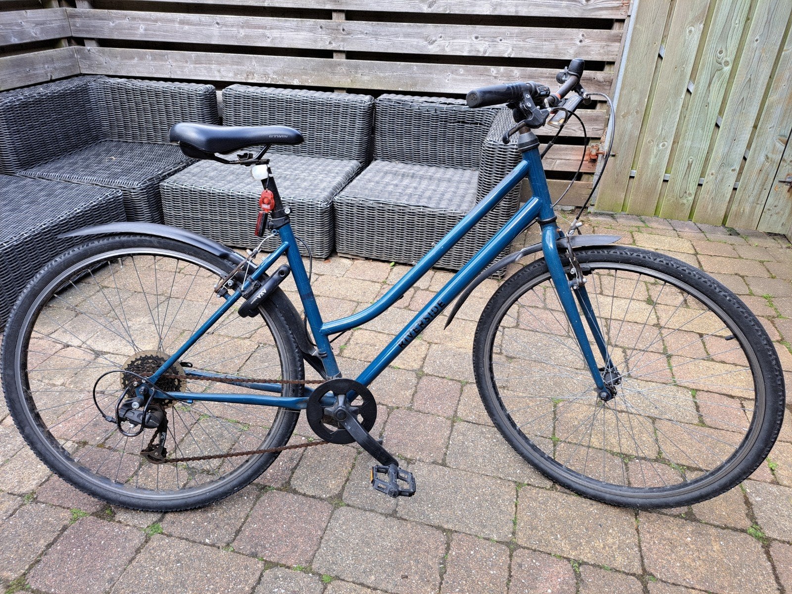 Riverside Mountainbike van Decathlon, Geen vering, Ophalen, Gebruikt, Overige merken