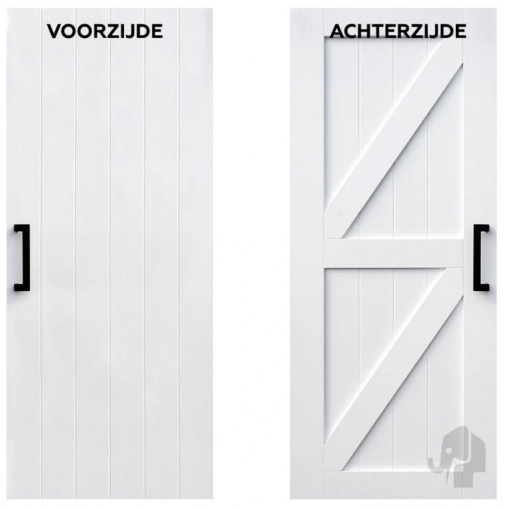 Binnendeuren | Eiken Loftdeur / Barndeur / Schuifdeur, Niet ingevuld, 80 tot 100 cm, Binnendeur, Niet ingevuld