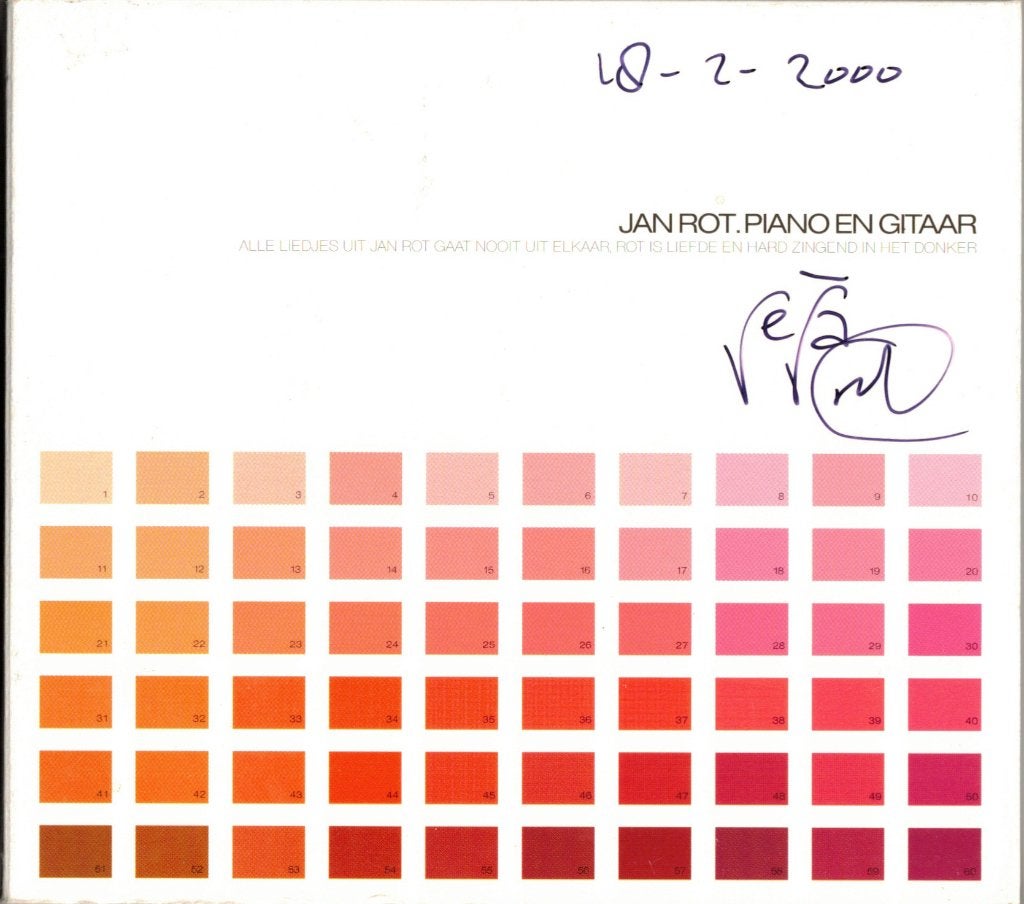 2cd - Jan Rot - Piano en Gitaar (gesigneerd), Gebruikt, Ophalen of Verzenden, Levenslied of Smartlap, Digipak