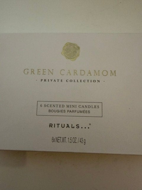 Nieuw Rituals Green cardamom mini kaarsen waxine, Ophalen of Verzenden, Rituals