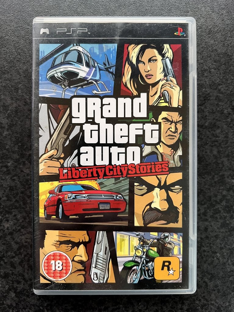 [Sony PSP] GTA Liberty City Stories, Spelcomputers en Games, Gebruikt, Vanaf 18 jaar, Shooter, 1 speler