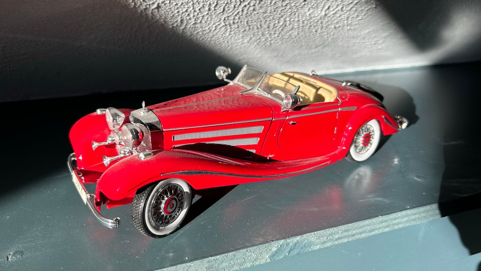 Maisto 1:18 Mercedes-Benz 500K Roadster, Hobby en Vrije tijd, Modelauto's | 1:18, Ophalen of Verzenden, Zo goed als nieuw, Auto