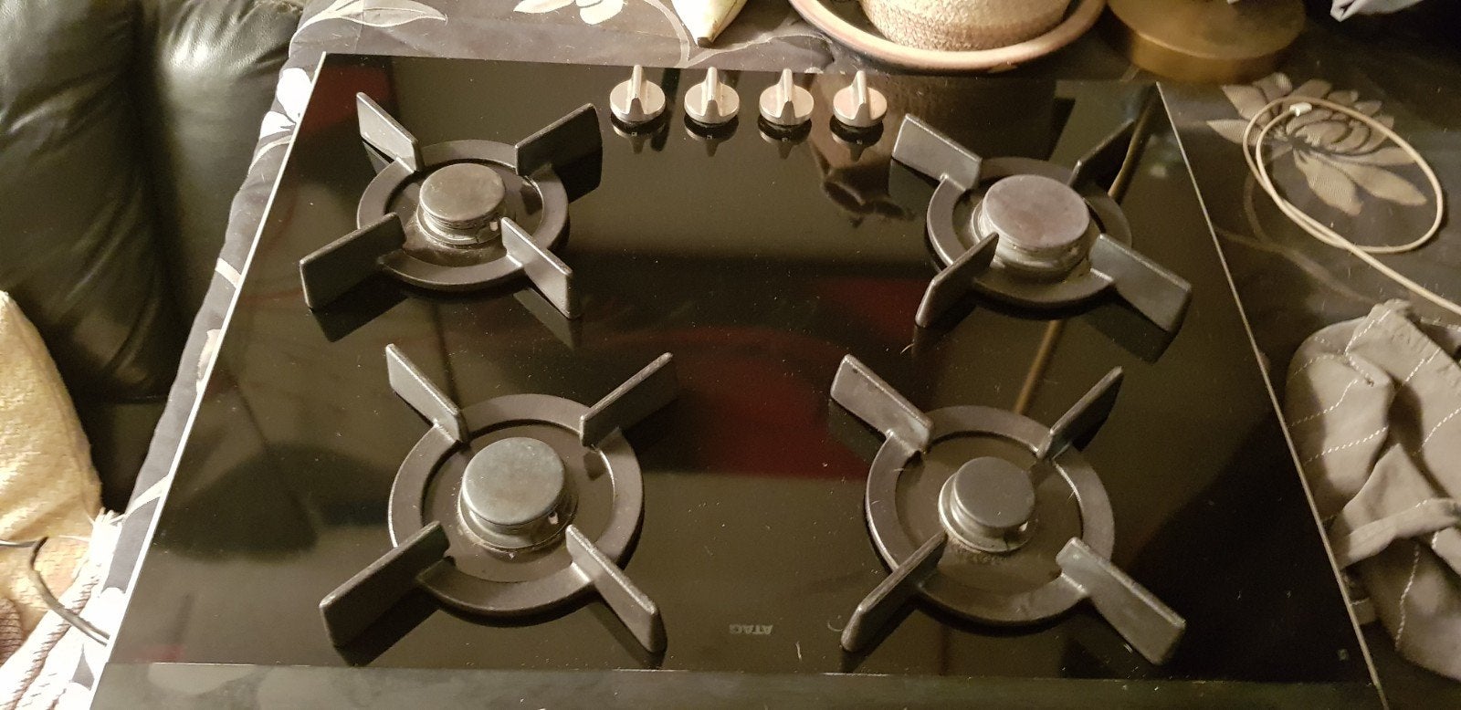elektrische gasfornuis, Witgoed en Apparatuur, Kookplaten, Ophalen, Vrijstaand, Gas, 4 kookzones