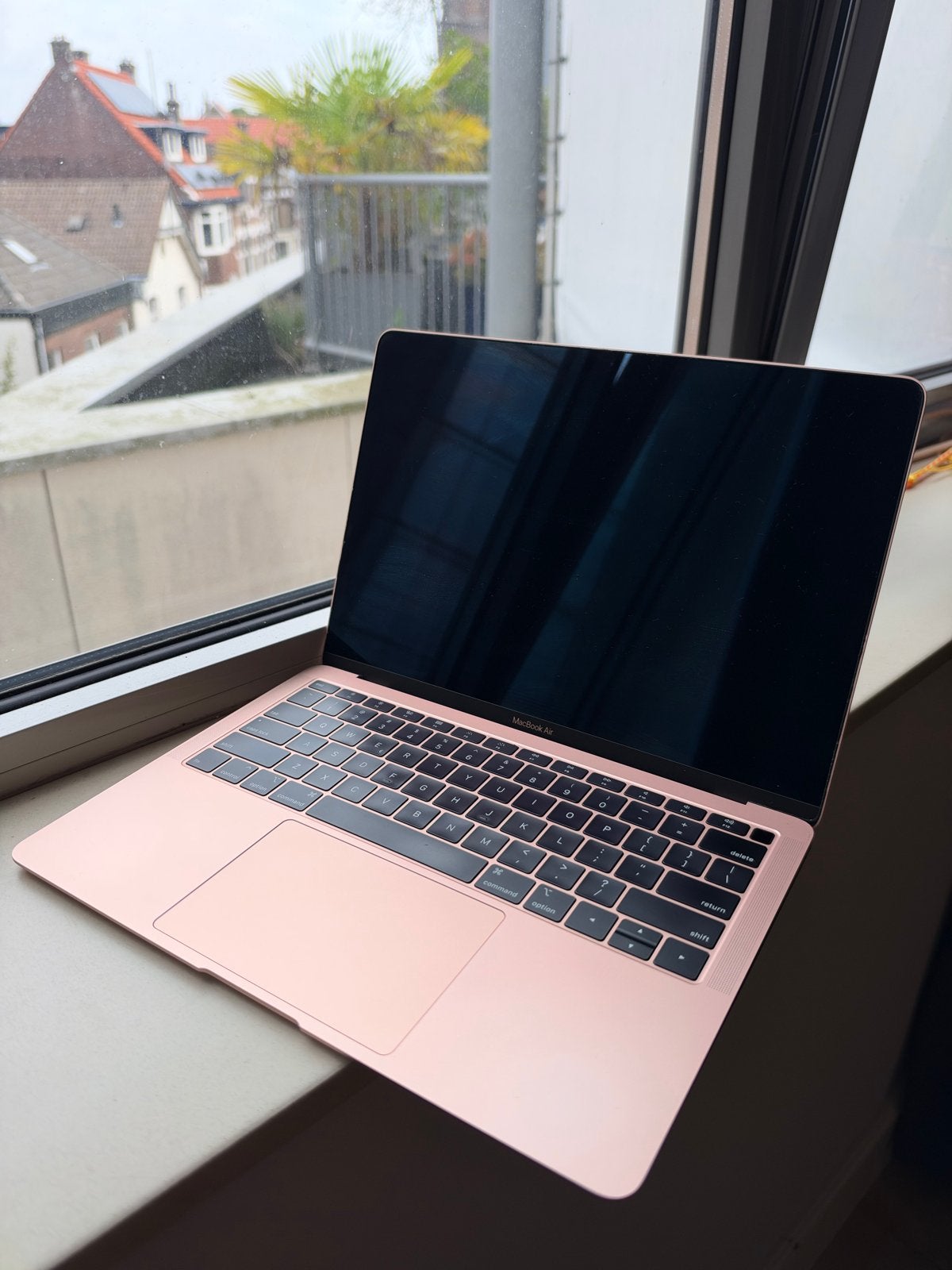 Roze MacBook Air 13 inch - Zo goed als nieuw, Ophalen, Qwerty, 13 inch, Zo goed als nieuw