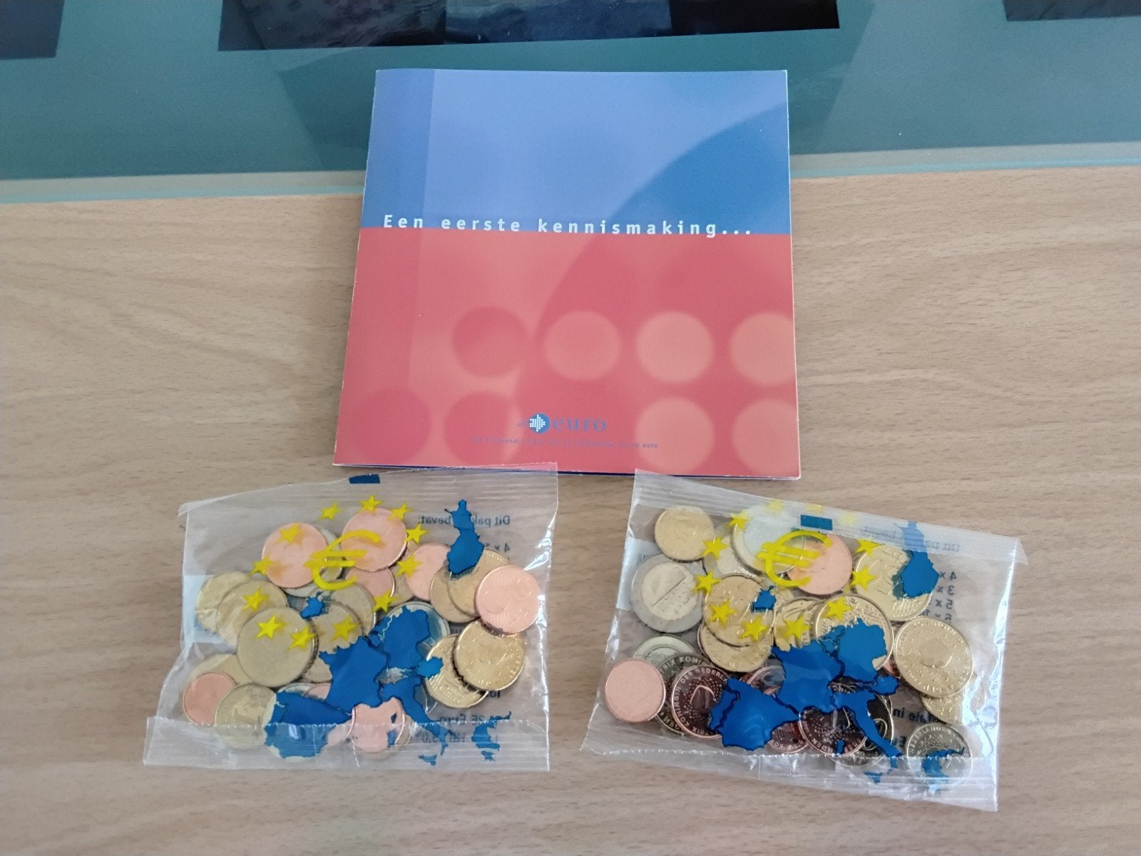 euromunten in zakje, euro kennismakingsset, eurokit, zalmkit, Postzegels en Munten, Ophalen