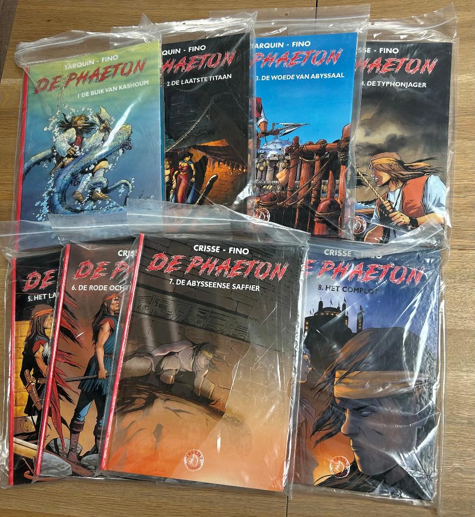 De Phaeton 1 t/m 8 hardcover (talent coll. 500), Meerdere stripboeken, Ophalen of Verzenden, Zo goed als nieuw