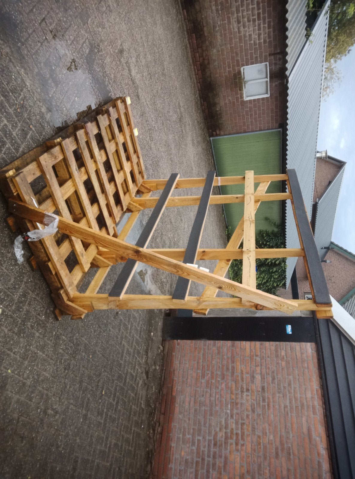 houten bok brandhout, Ophalen, Minder dan 2 meter