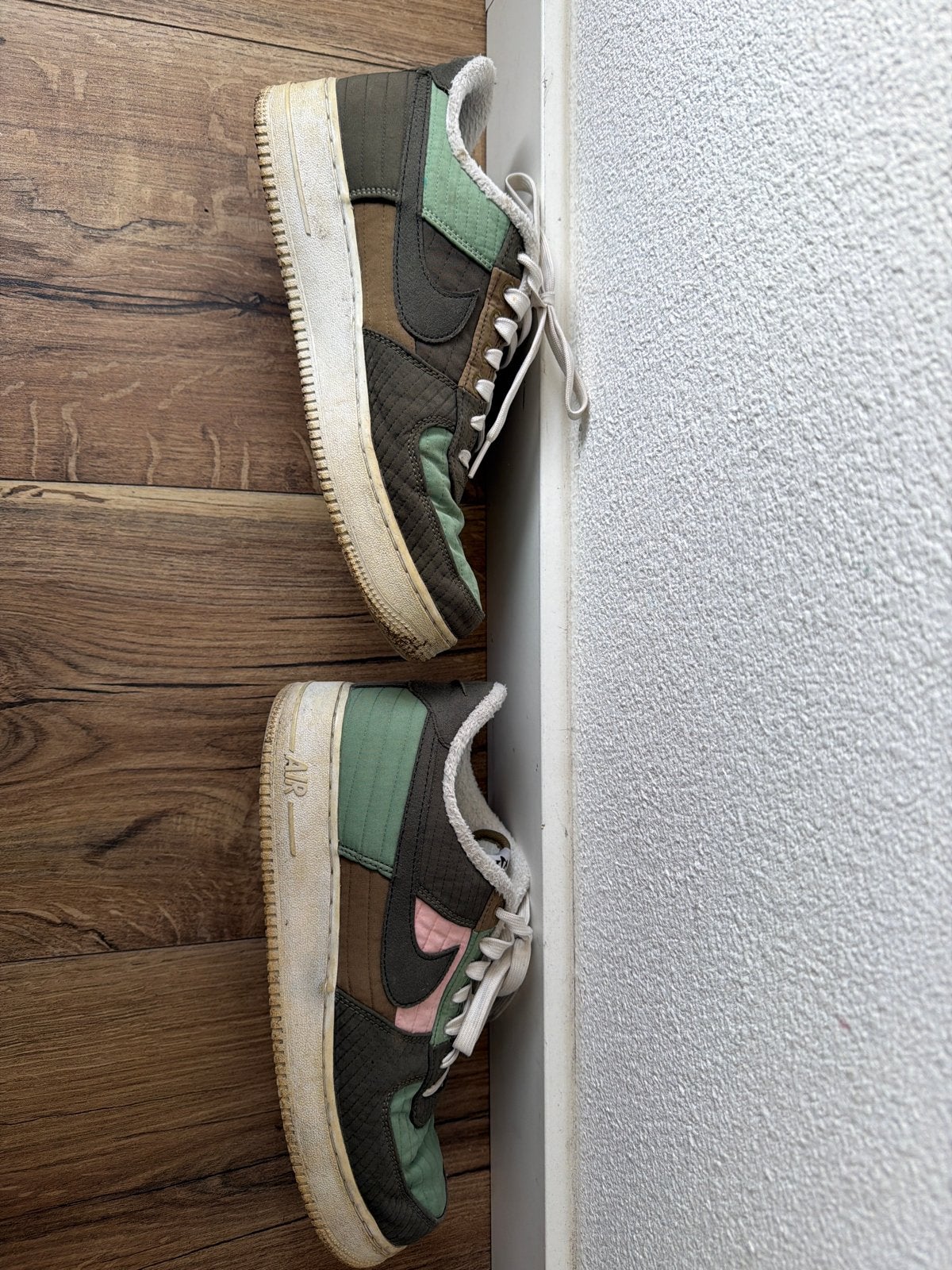 Nike Air Force 1 'Toasty' - Warme Sneakers, Ophalen of Verzenden, Sneakers of Gympen, Gedragen, Groen