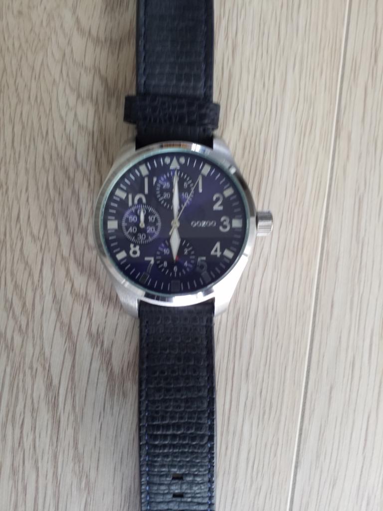 Mooie  Heren Horloge, Ophalen of Verzenden, Zo goed als nieuw, Staal, Overige merken