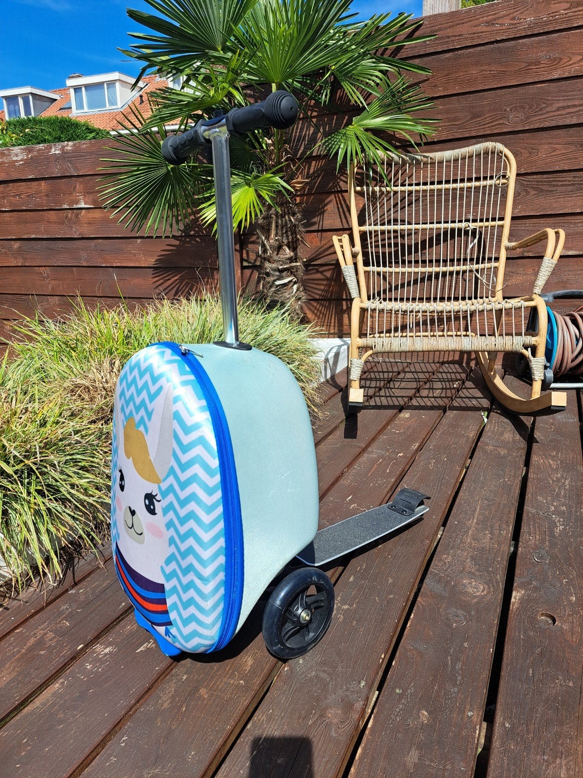 stepkoffer, koffer, scooterkoffer kind, Ophalen, Zo goed als nieuw, Hard kunststof