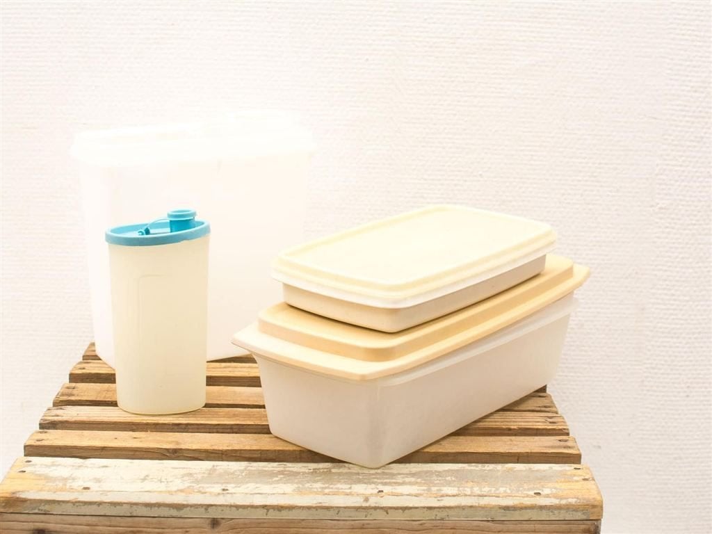 Tupperware spullen 13246, Ophalen of Verzenden, Gebruikt, Crème, Overige typen