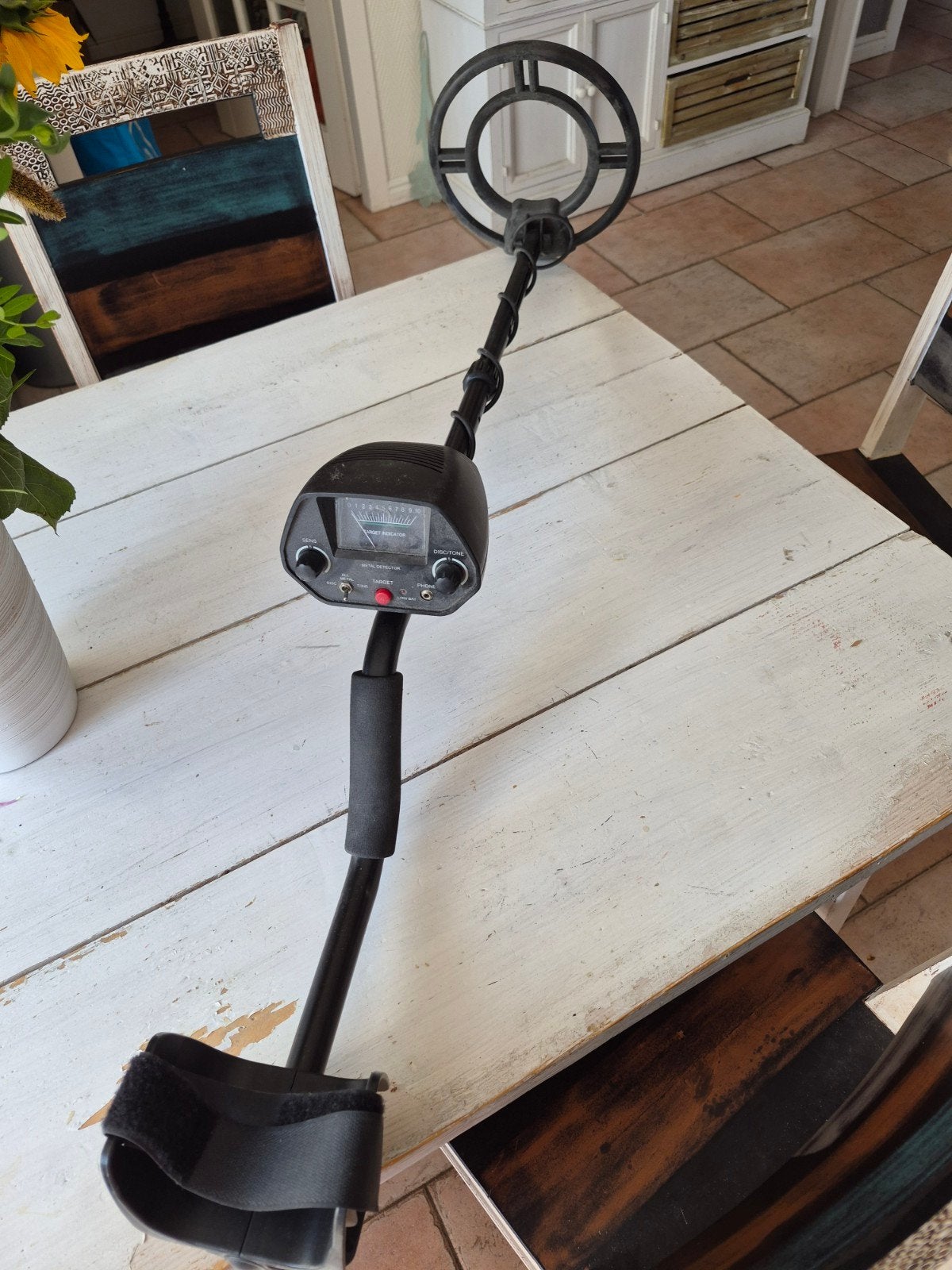 Metaaldetector GC1023 met instelbare gevoeli, Overige merken, Gebruikt, Ophalen of Verzenden, 30 cm of minder