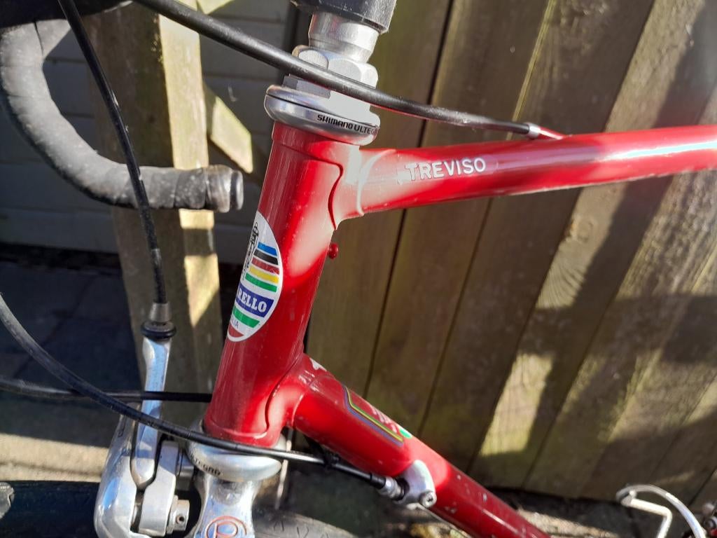 Pinarello Treviso 56 cm, 28 inch, Gebruikt, Staal, Velgrem