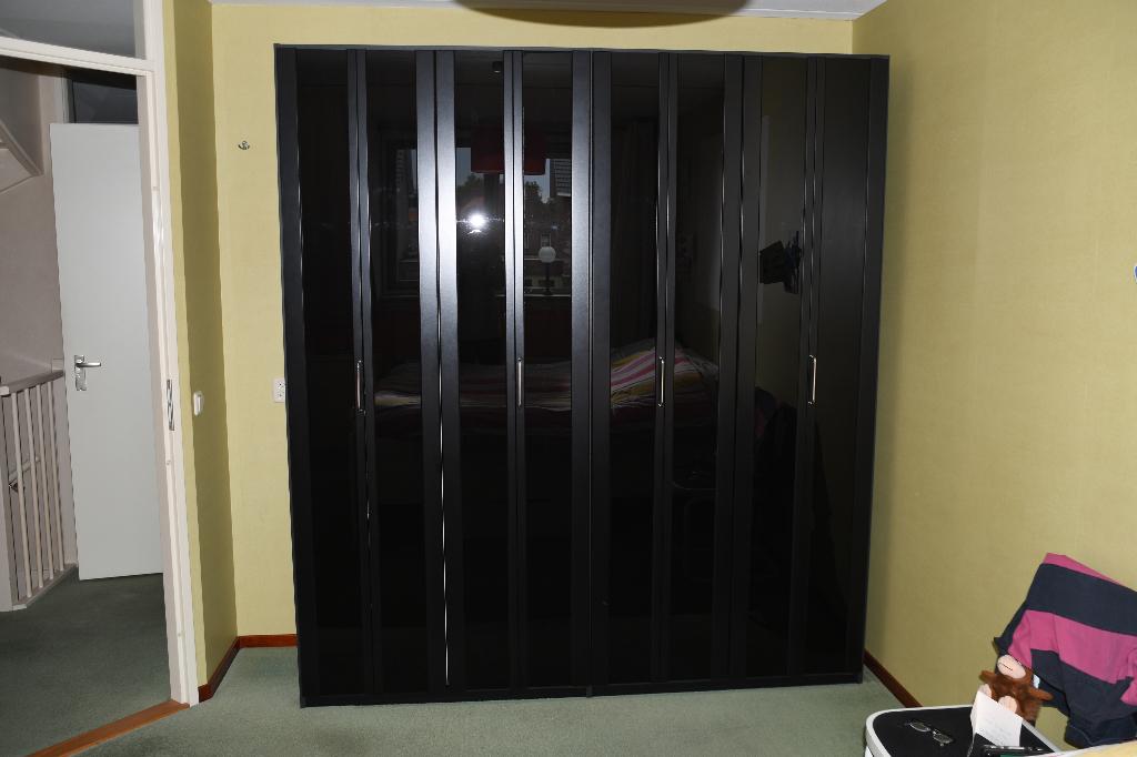 Kledingkast Ikea Fritz 2mtr breed en 2,2 mtr hoog, Huis en Inrichting, Kasten | Kledingkasten, Ophalen, Met deur(en), Gebruikt