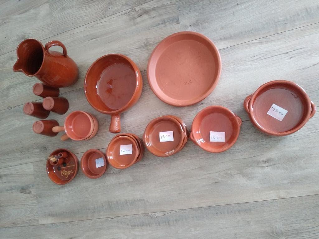TAPAS SERVIES, SCHALEN, BEKERS & SANGRIAKAN, NIEUWSTAAT., Ophalen, Overige materialen, Overige typen, Zo goed als nieuw