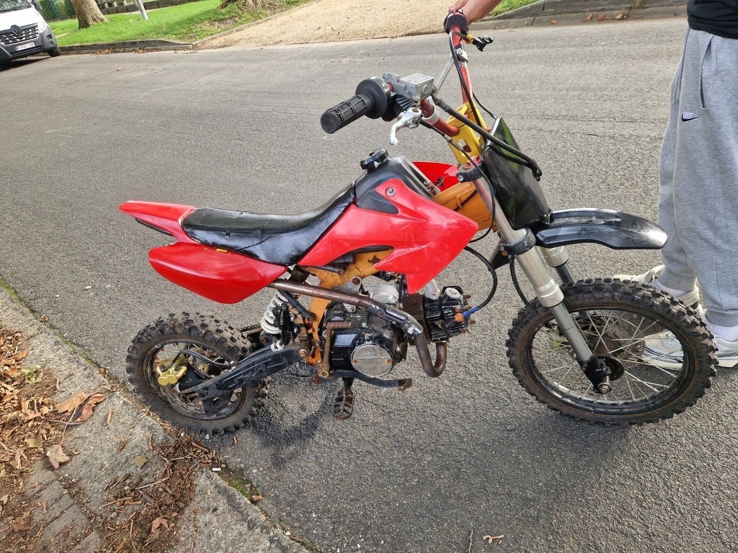 125cc 4-takt crossmotor - Goede staat, soepel rijdend, Fietsen en Brommers, Ophalen of Verzenden, Gebruikt, Dirtbike