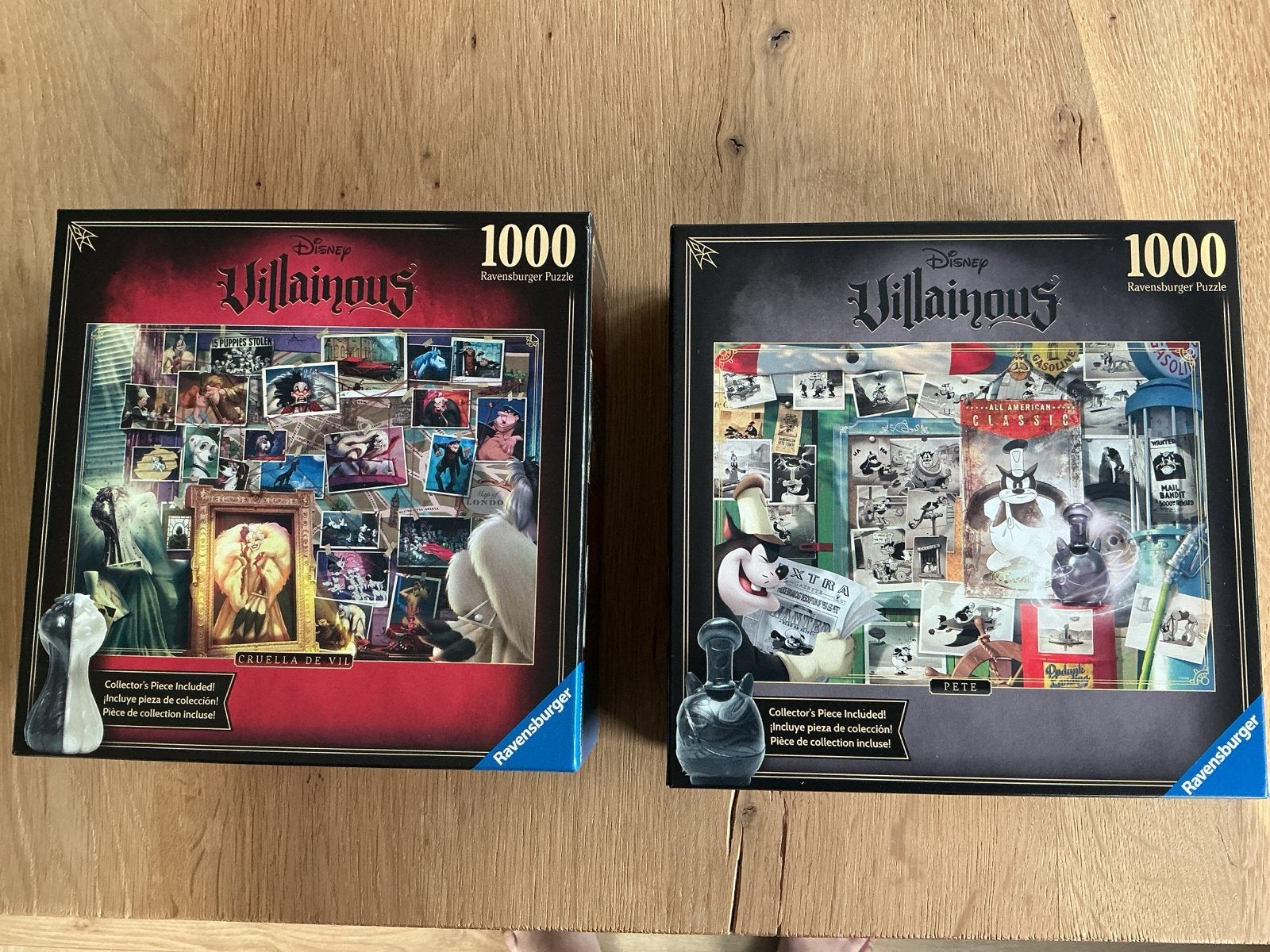 Disney Villainous -  Cruella de Vil en Pete, Ophalen of Verzenden, 500 t/m 1500 stukjes, Zo goed als nieuw, Legpuzzel