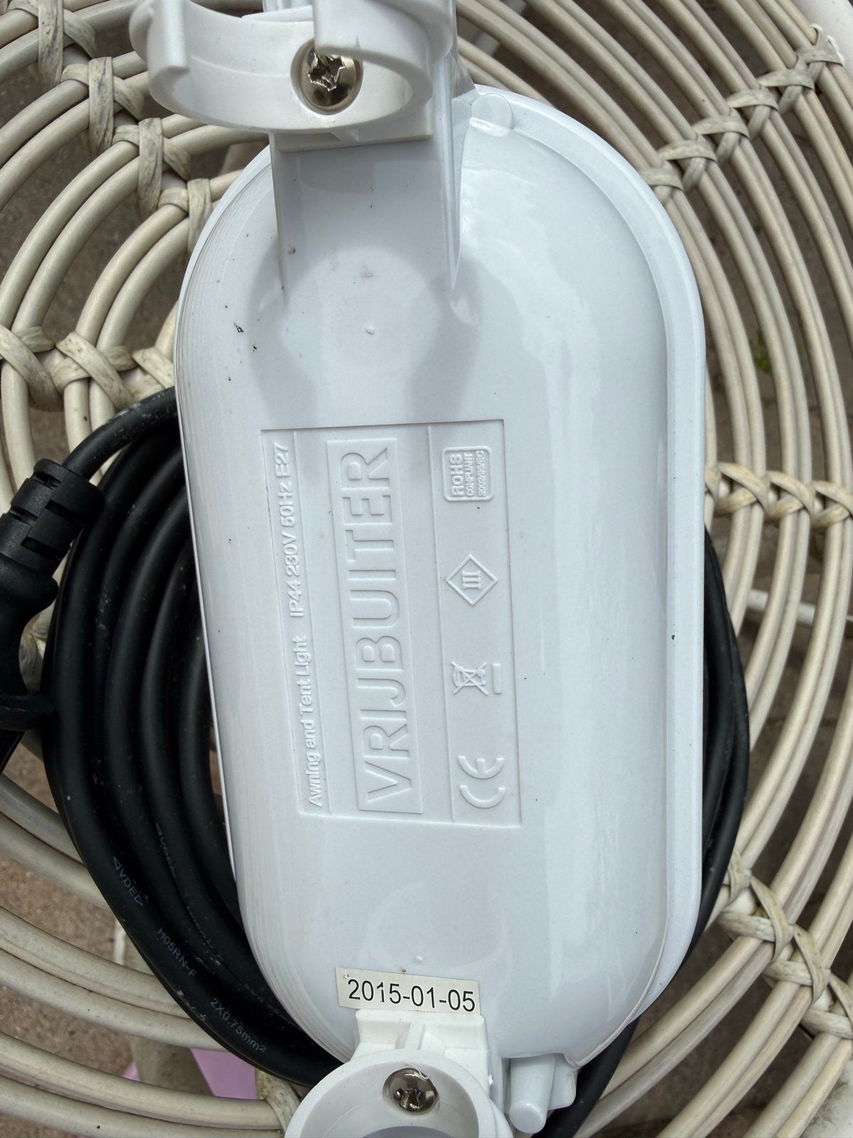 Vrijbuiter voortentlamp / buitenlamp, Caravans en Kamperen, Ophalen of Verzenden, Gebruikt
