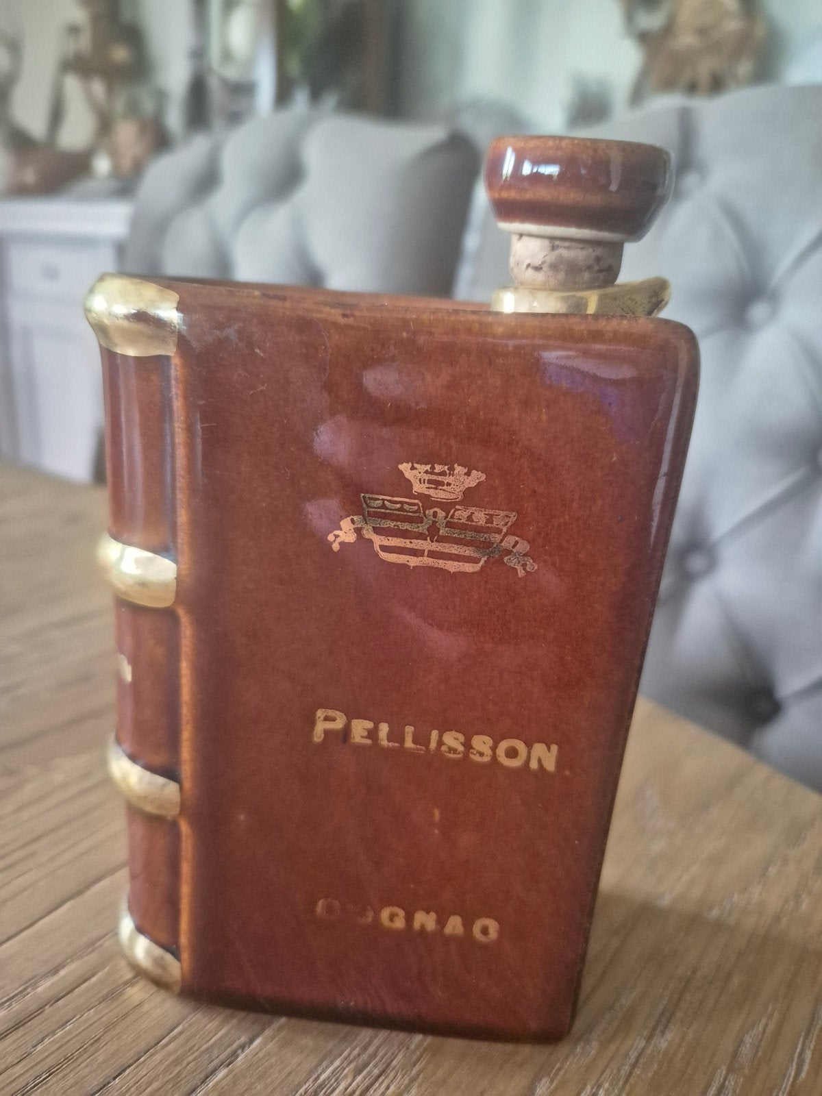 Pellison vintage cognac fles, Verzamelen, Ophalen of Verzenden, Verpakking