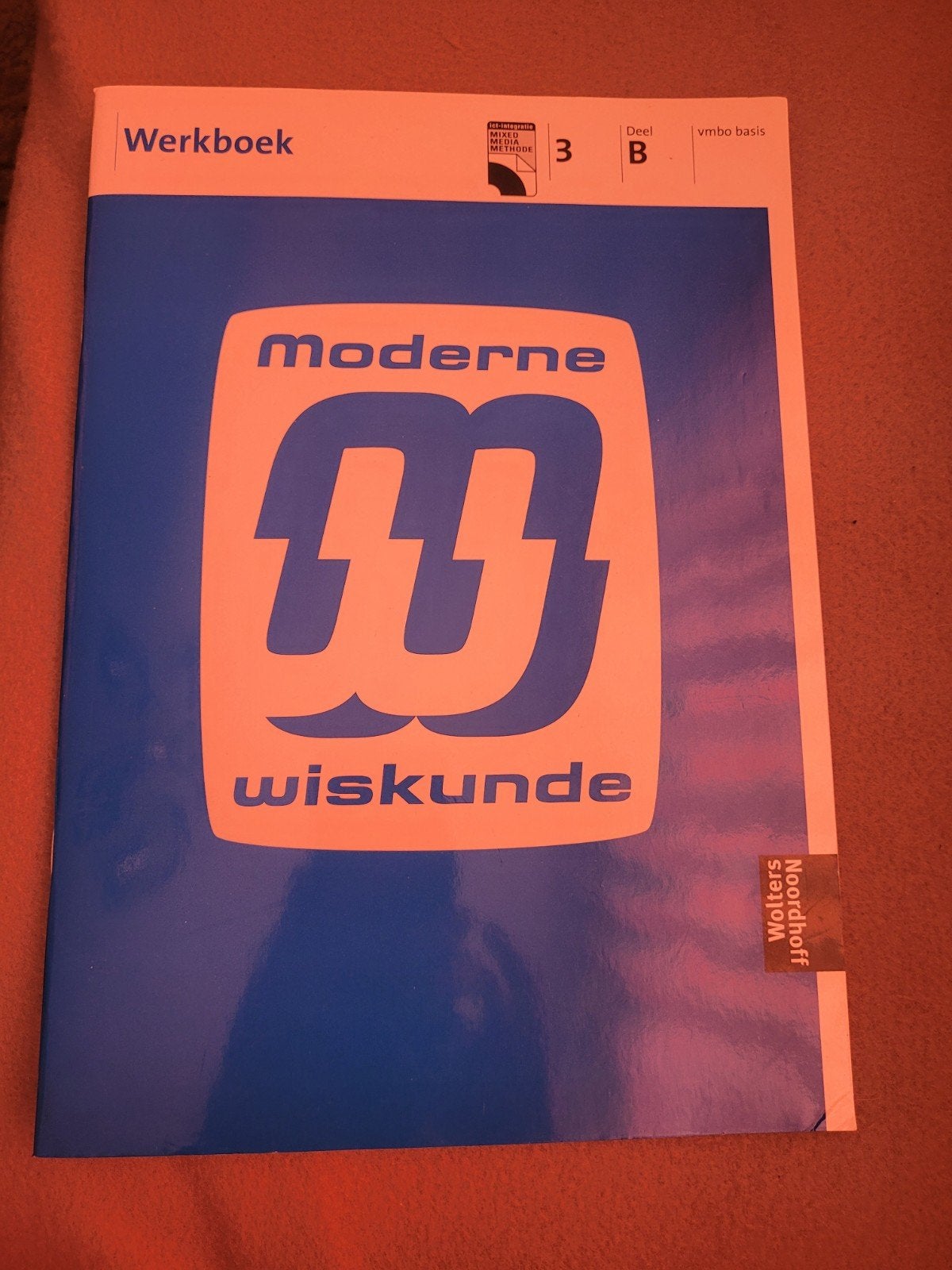Moderne Wiskunde Werkboek 3B vmbo basis met WiskDisk, VMBO, J. van Breugel, H. Goemans, A. van der Horst e.a., Wiskunde A, Ophalen of Verzenden