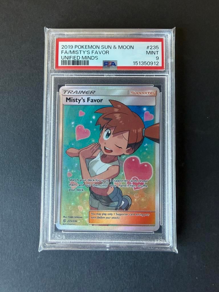 Misty’s favor | Unified Minds - PSA 9, Ophalen of Verzenden, Zo goed als nieuw