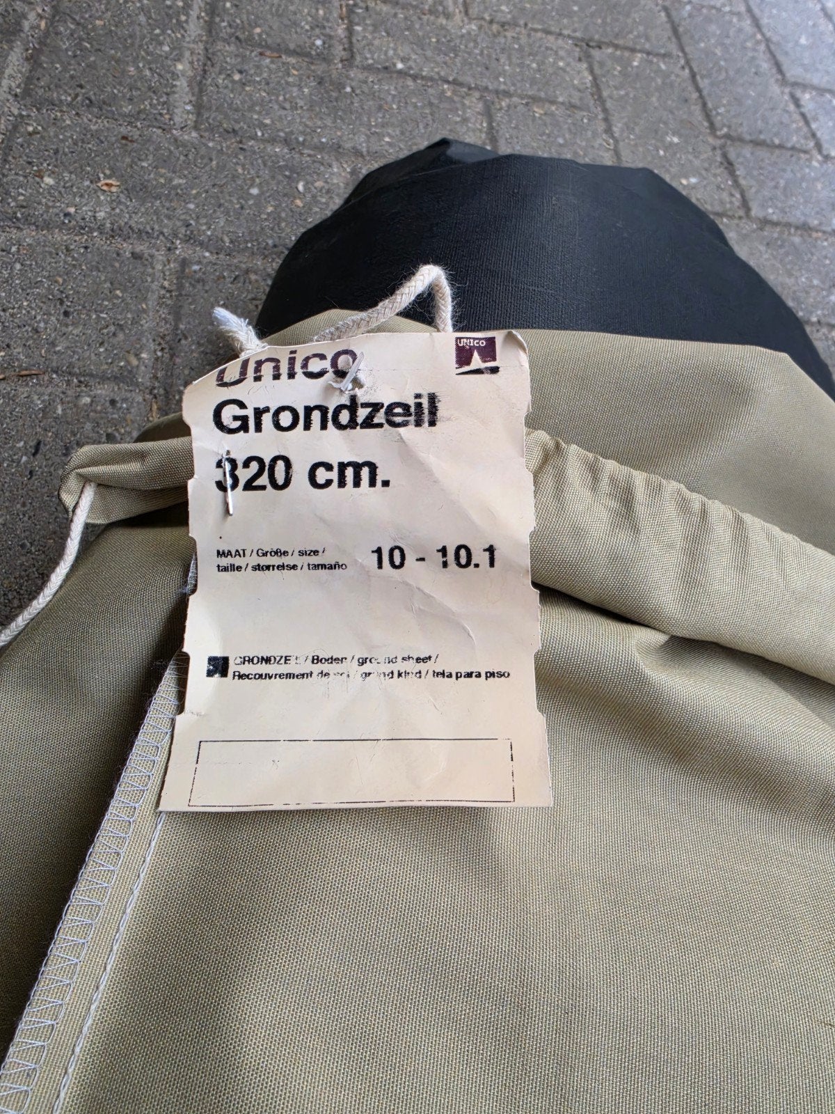 Kuipgrondzeil/grondzeil Unico maat 10, Ophalen of Verzenden, Zo goed als nieuw