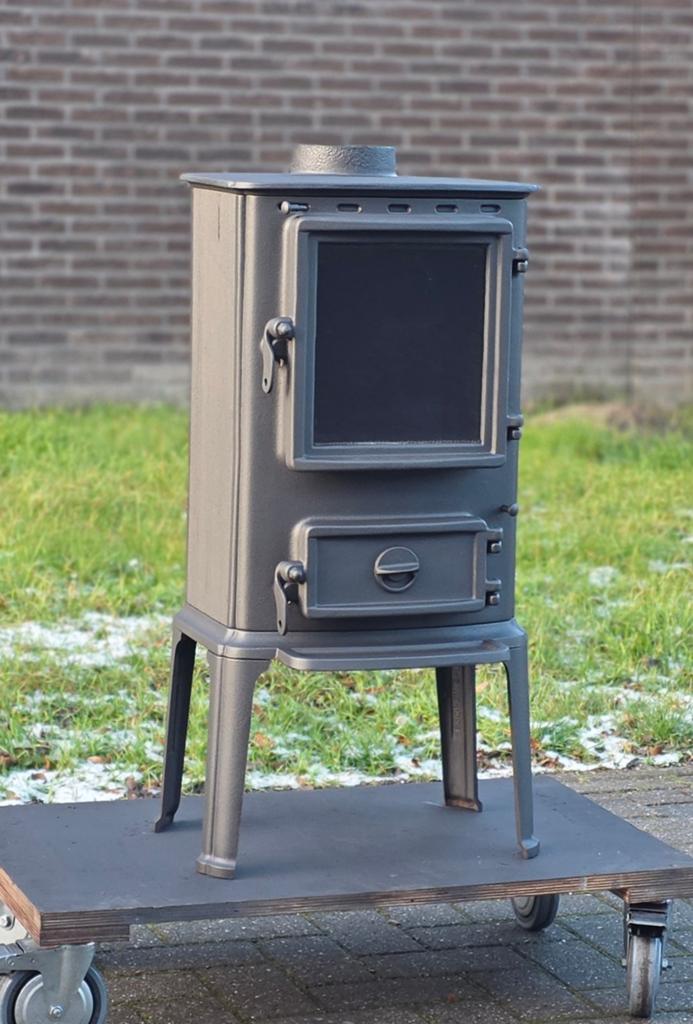 Houtkachel Heta Scandia 6304, Ophalen, Houtkachel, Zo goed als nieuw, Vrijstaand