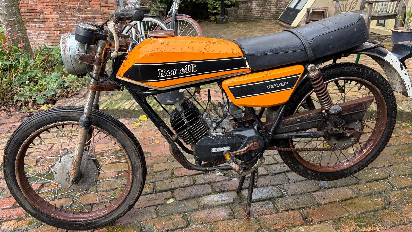 Benelli T50 Turismo barnfind, Maximaal 45 km/u, Ophalen, Overige merken, 4 versnellingen