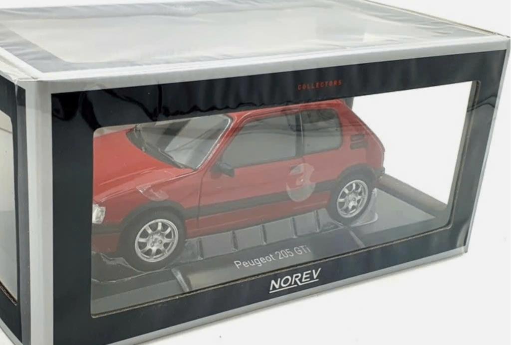 Peugeot 205 GTi 1.9 PTS Rims 1991 Rood 1/18 NOREV ref 184848, Verzenden, Nieuw, Auto, Norev