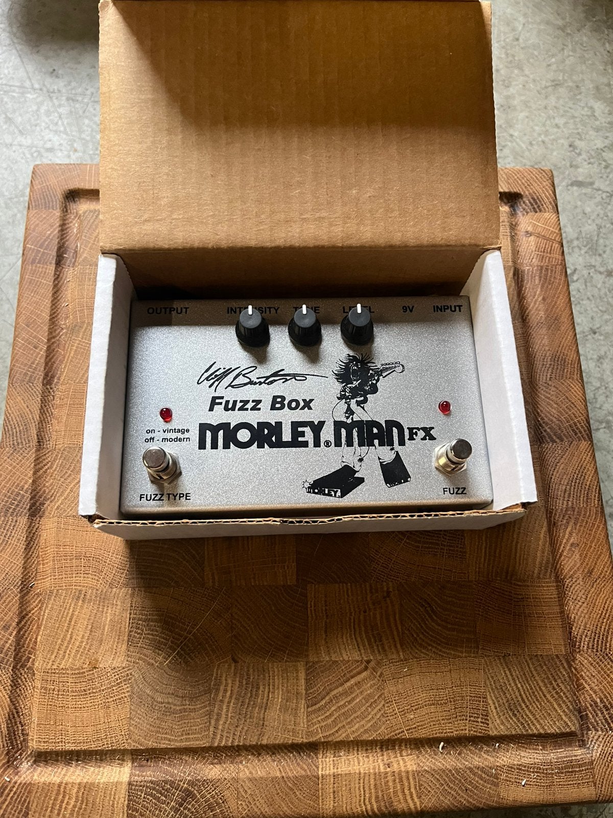 Morley Man Fuzz FX Cliff Burton, Muziek en Instrumenten, Effecten, Ophalen of Verzenden, Zo goed als nieuw