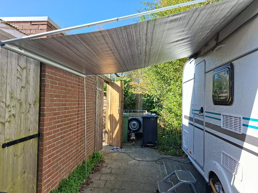 Fiamma Caravanstore zakluifel 225 grey , Zijwanden, Rafters, Ophalen, Gebruikt
