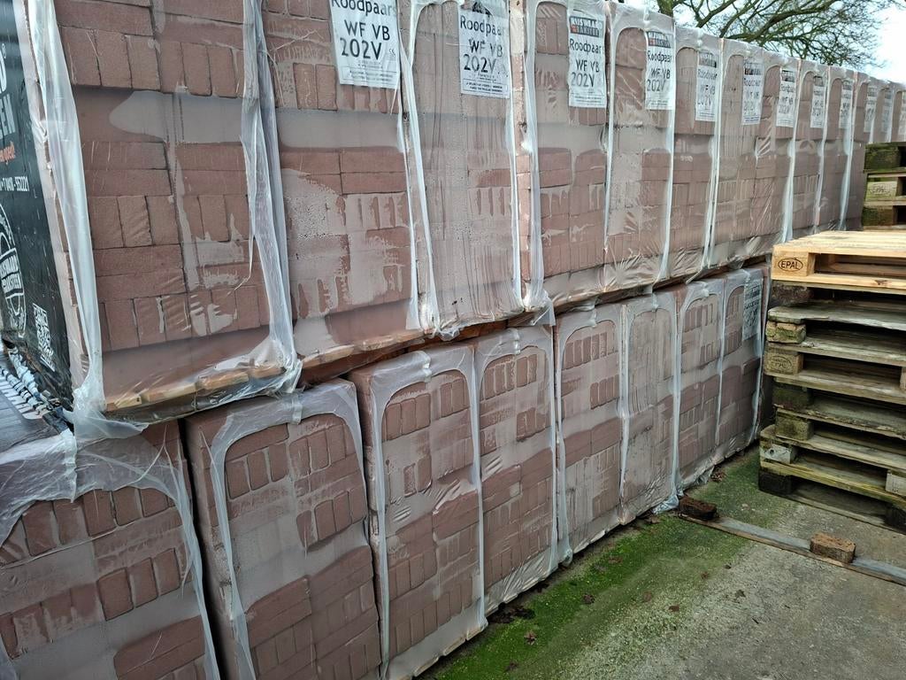 AANBIEDING metselstenen 1e keus roodpaars wf vb partij, Ophalen, Nieuw, Bakstenen