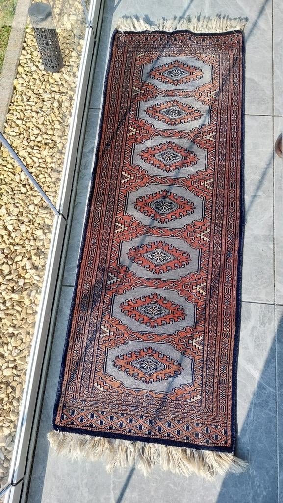 Vintage Oosters Kleedje / Loper - Handgeweven, Antiek en Kunst, Ophalen of Verzenden