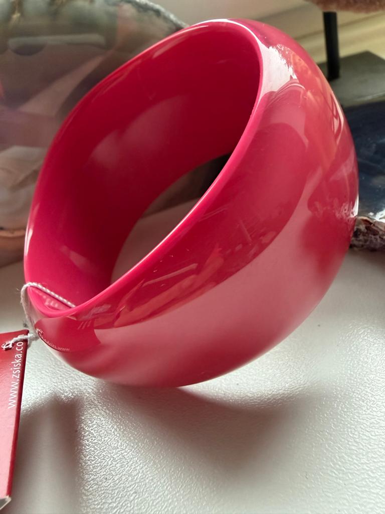 Zsiska Armband Fel Roze - Nieuw met label, Ophalen of Verzenden, Nieuw, Roze, Kunststof of Plastic