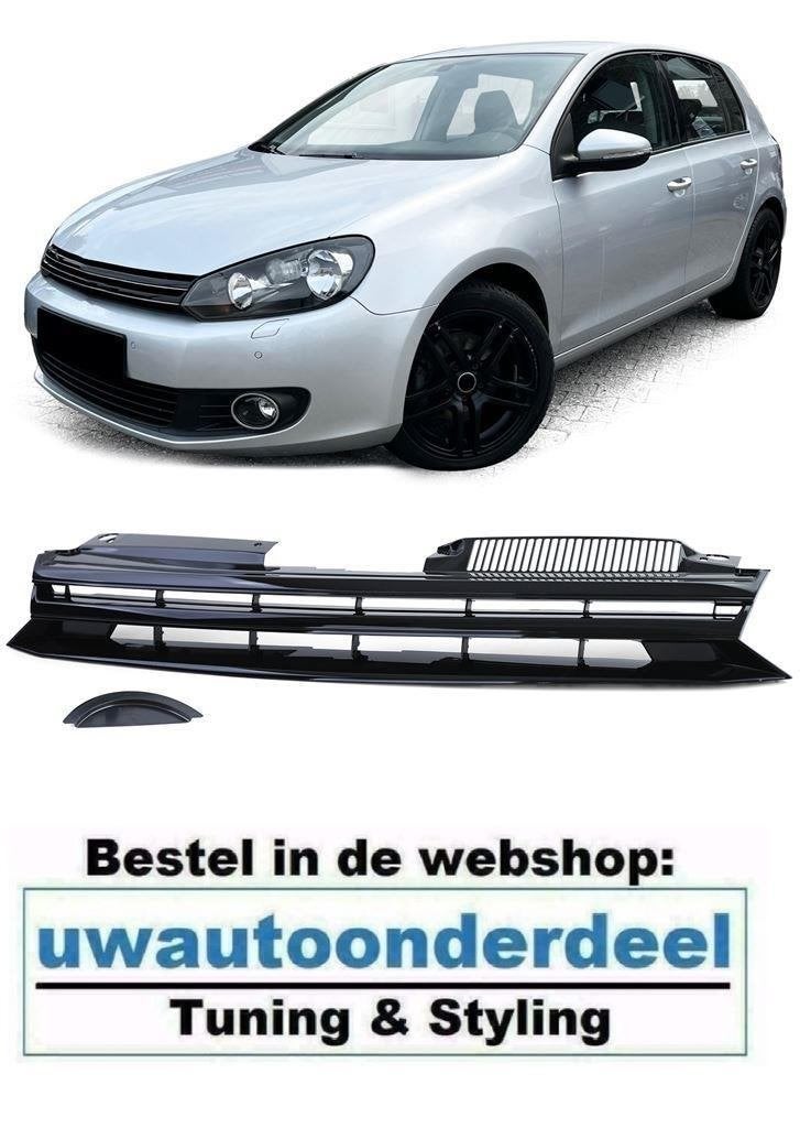 Embleemloze Sport Grill Hoogglans Zwart Geschikt voor Vw Gol, Verzenden, Automotive Parts, A.parts@hotmail.nl, Trasmolenlaan 12 3447 GZ Woerden