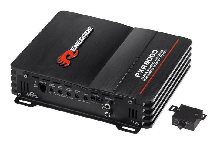 Renegade RXA-800D monoblock versterker 400 watts RMS 1 ohms, Auto diversen, Autospeakers, Niet ingevuld, Niet ingevuld, Nieuw