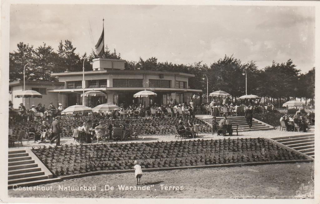 oosterhout- natuurbad de warande, Ophalen of Verzenden, 1940 tot 1960, Noord-Brabant