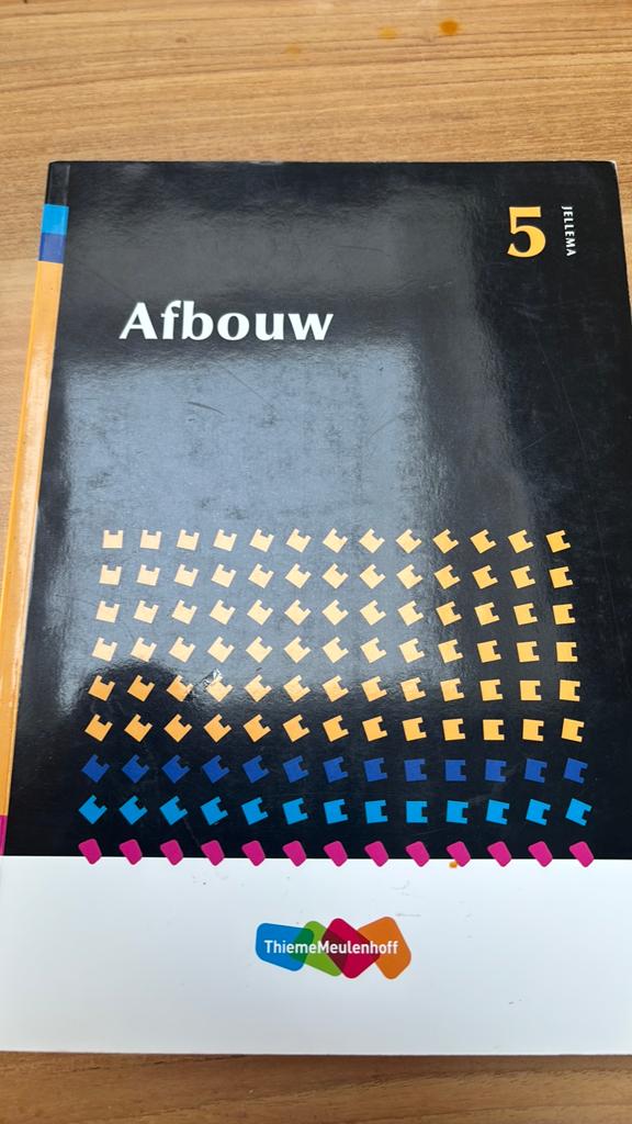 Afbouw Isbn 9789006951677, Boeken, Schoolboeken, Ophalen of Verzenden, Zo goed als nieuw, Overige niveaus, Nederlands