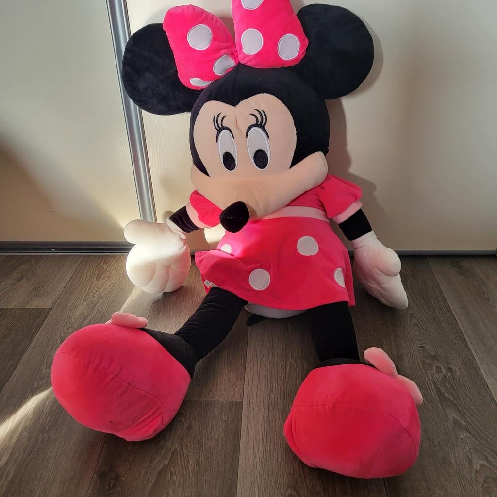 Grote Minnie Mouse knuffel - Zo goed als nieuw, Ophalen, Disney, Disney, Overige typen