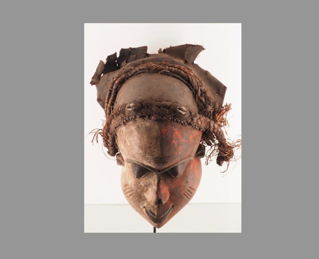 Authentiek Pende masker, Congo (251124-01), Antiek en Kunst, Ophalen of Verzenden