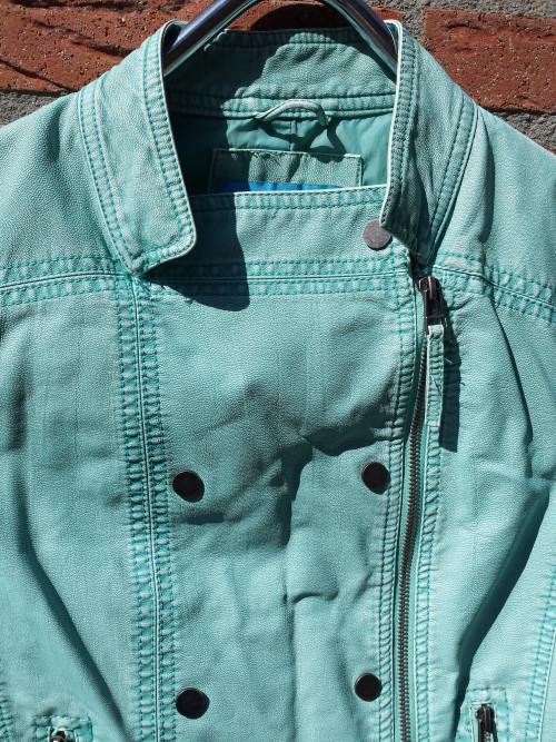 dames jas amolin blauw leer, Ophalen of Verzenden, 'T Olde Gre-j, Info@toldegrej.nl, Endepoelstraat 20f Didam