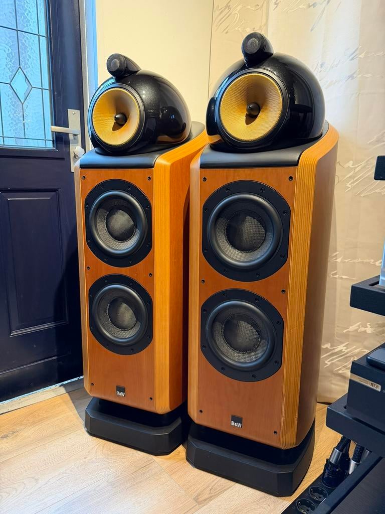 Mooie B&W 802D Diamond Cherrywood Luidsprekers - Super!, Ophalen of Verzenden, Zo goed als nieuw, Bowers & Wilkins (B&W), /