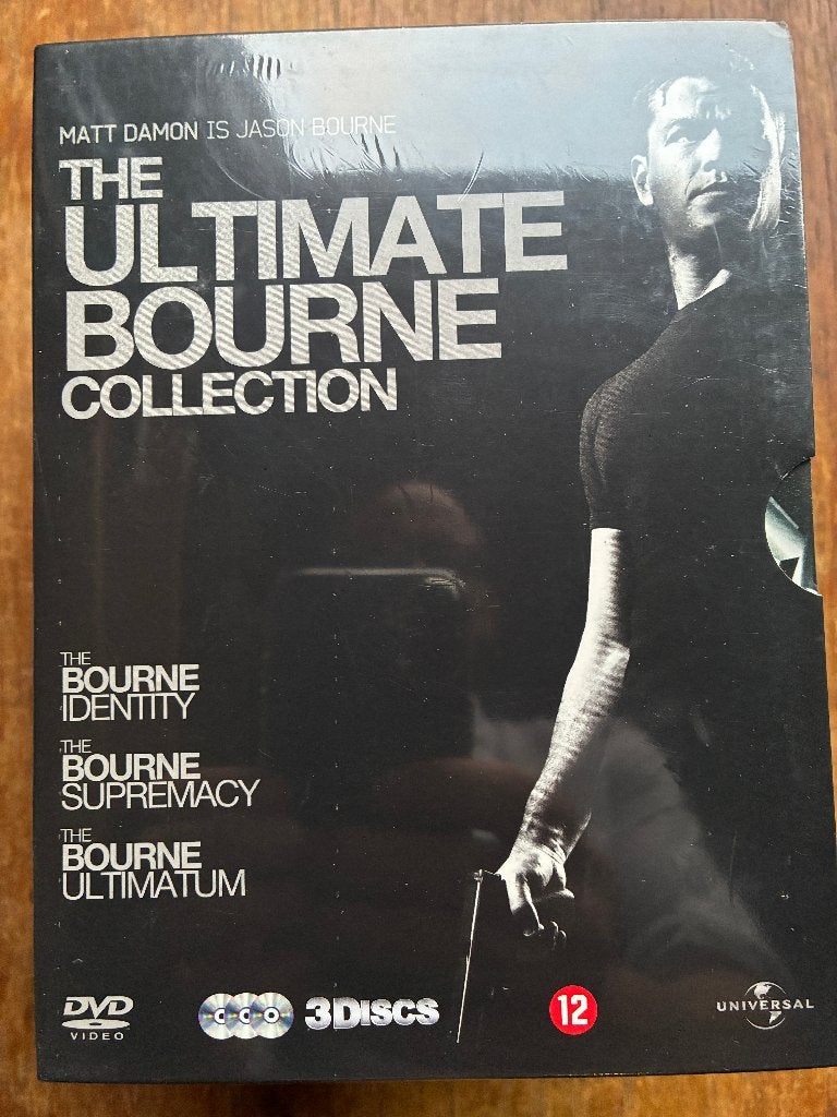 the Bourne trilogy COMPLEET ; 3-DVD NIEUW, Engels, Vanaf 16 jaar, Nederlands, Actiethriller