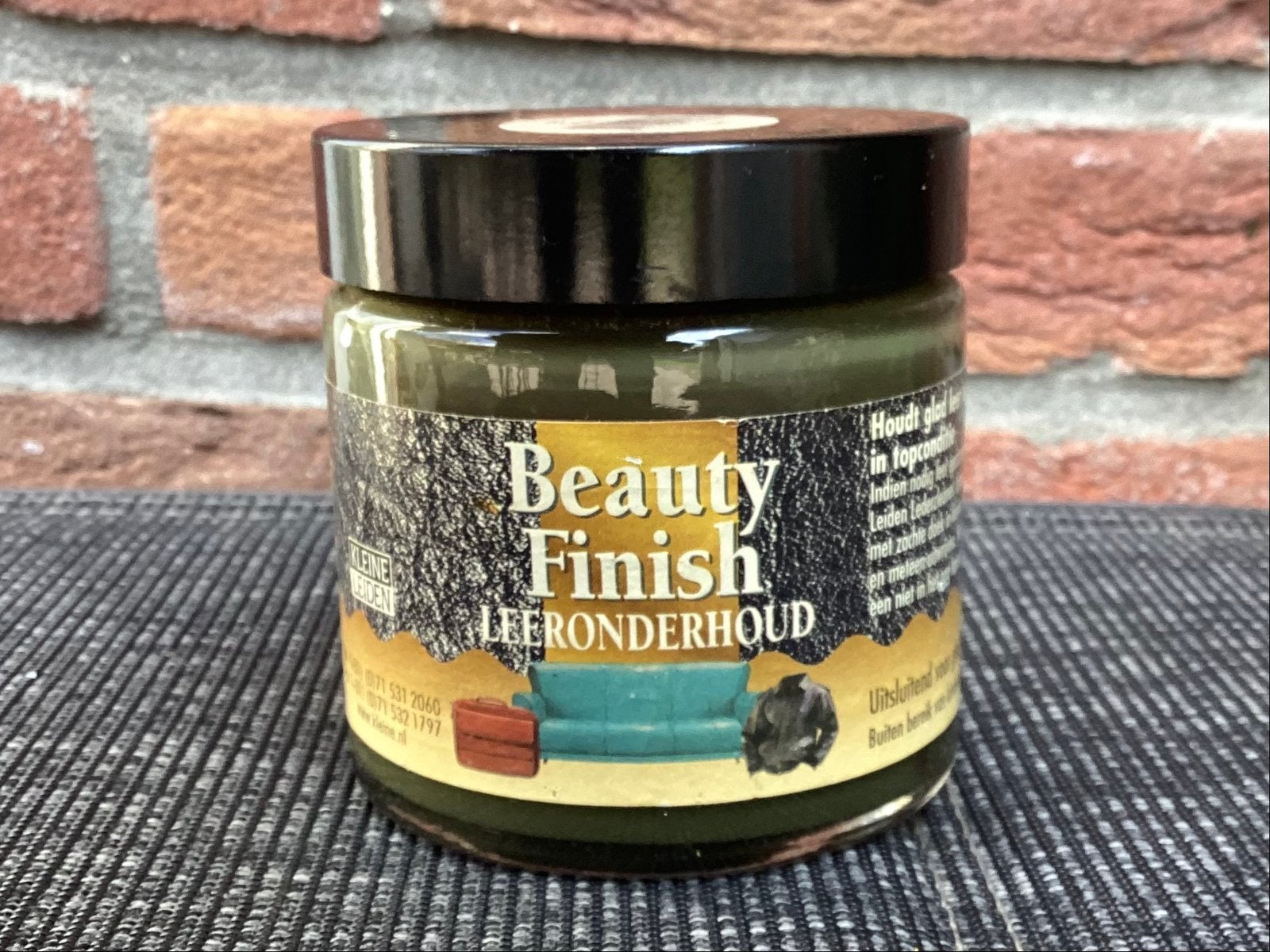 Grooote pot legergroene crème voor leeronderhoud, 150 ml, Ophalen, Landmacht, Nederland