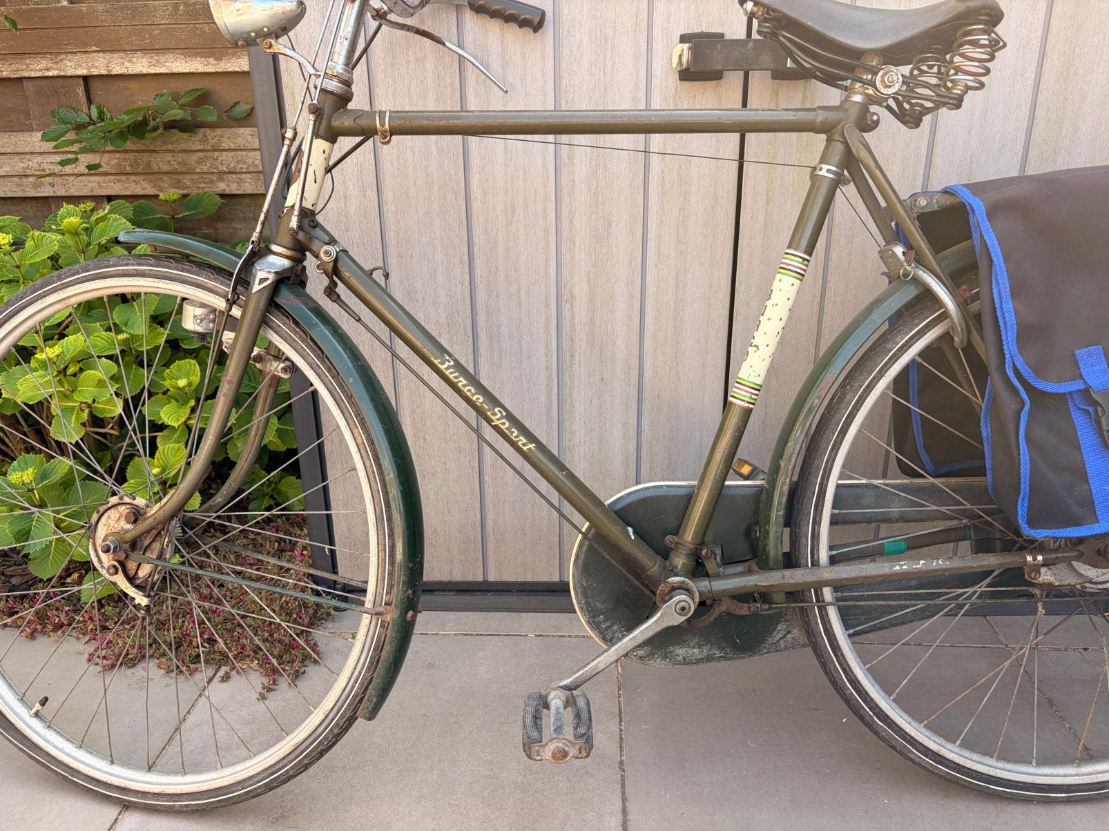 Vintage Burco Sport herenfiets, Gebruikt, Goederen, Trommelrem, Ophalen