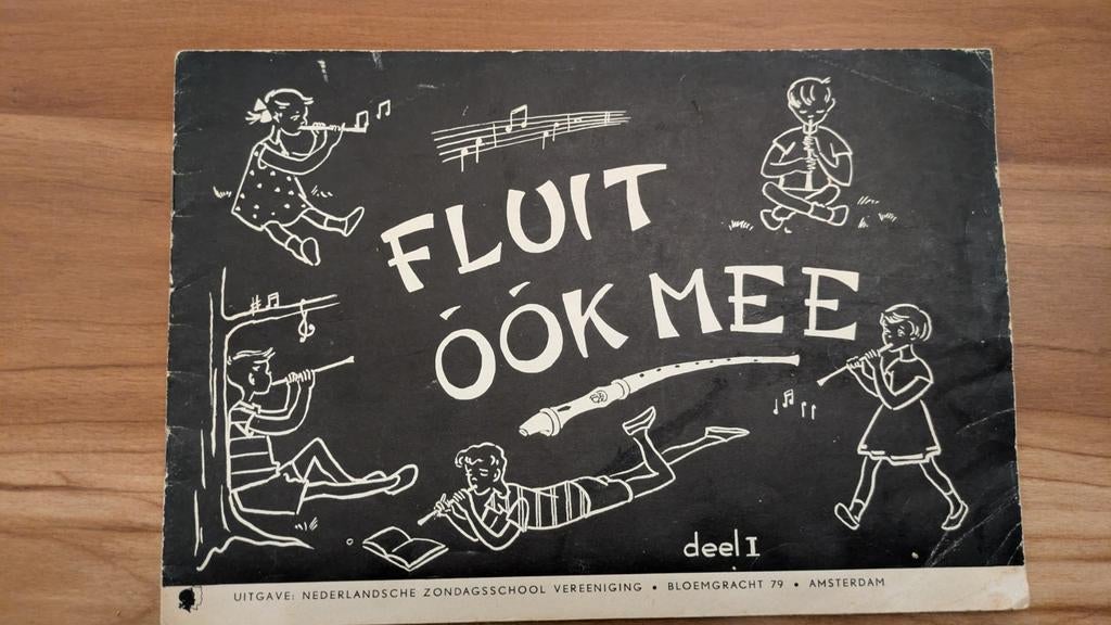 Fluit ook mee deel 1 blokfluitboekje, Muziek en Instrumenten, Bladmuziek, Ophalen of Verzenden
