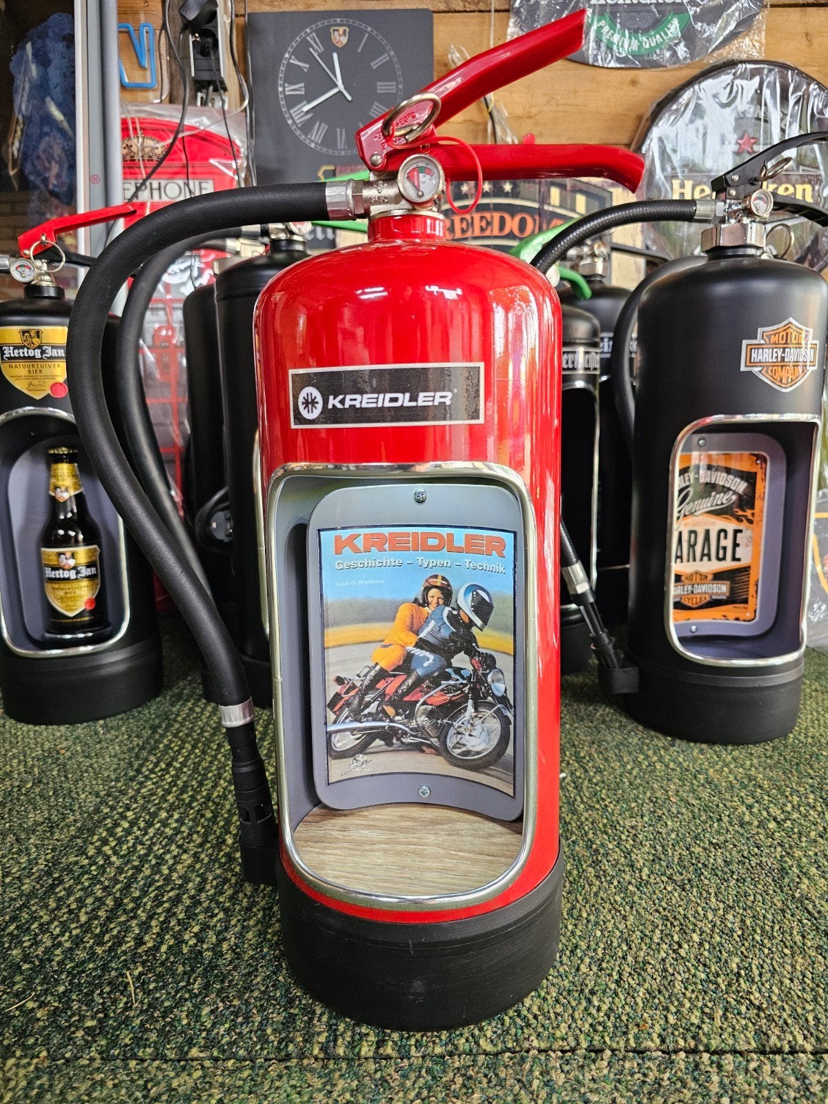 Mooie KREIDLER BRANDBLUSSER met ledverlichting, Ophalen of Verzenden, Nieuw, Lichtbak of (neon) lamp