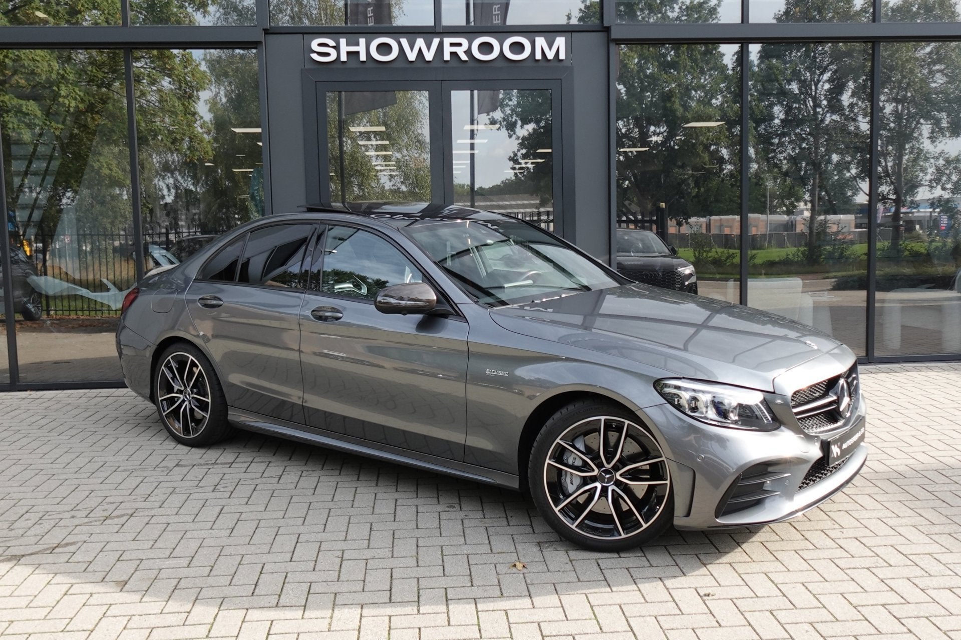 Mercedes-Benz C-klasse 43 4MATIC Premium Plus PANO BURMESTER, Auto's, Automaat, Dealer onderhouden, Adaptive Cruise Control, 390 pk