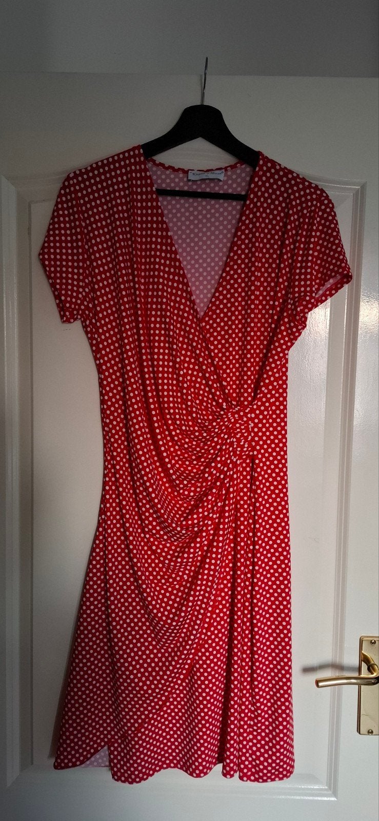 Leuke rood jurkje maat L / XL, Ophalen of Verzenden, Zo goed als nieuw, Maat 46/48 (XL) of groter, Rood