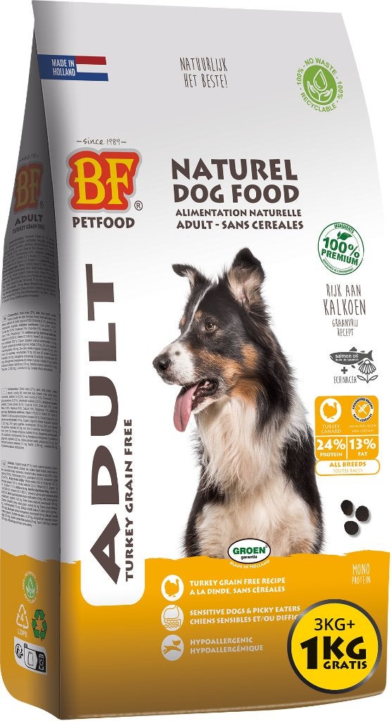Biofood Adult Kalkoen Graanvrij, Ophalen of Verzenden, Hond